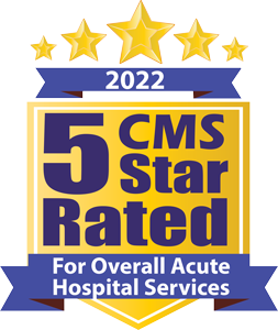 2022 Five-Star Rated CMS For Overall Acute Hospital Services